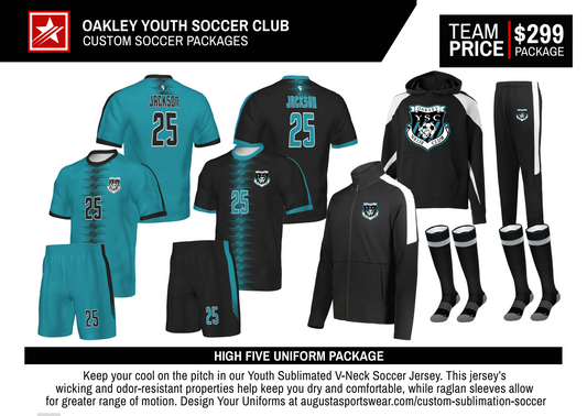 HIGH FIVE OAKLEY YOUTH SOCCER PACKAGE