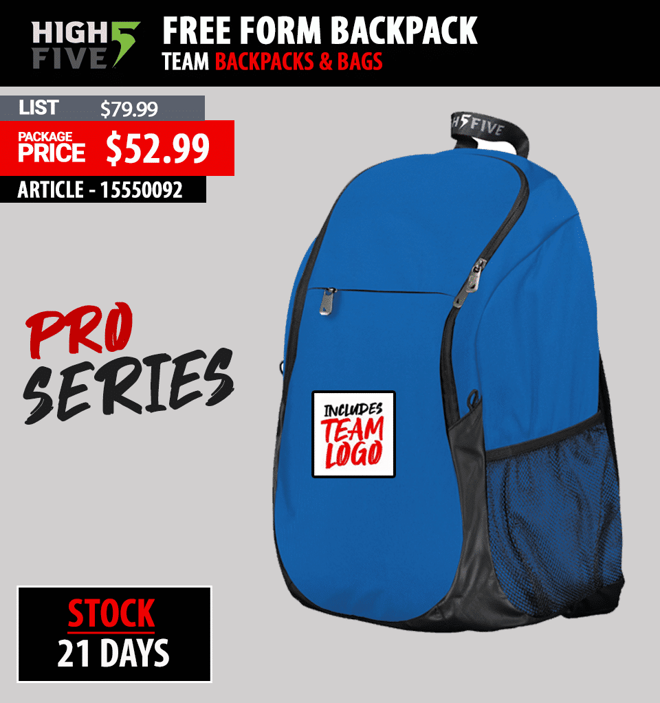 HIGH FIVE FREE FORM BACKPACK