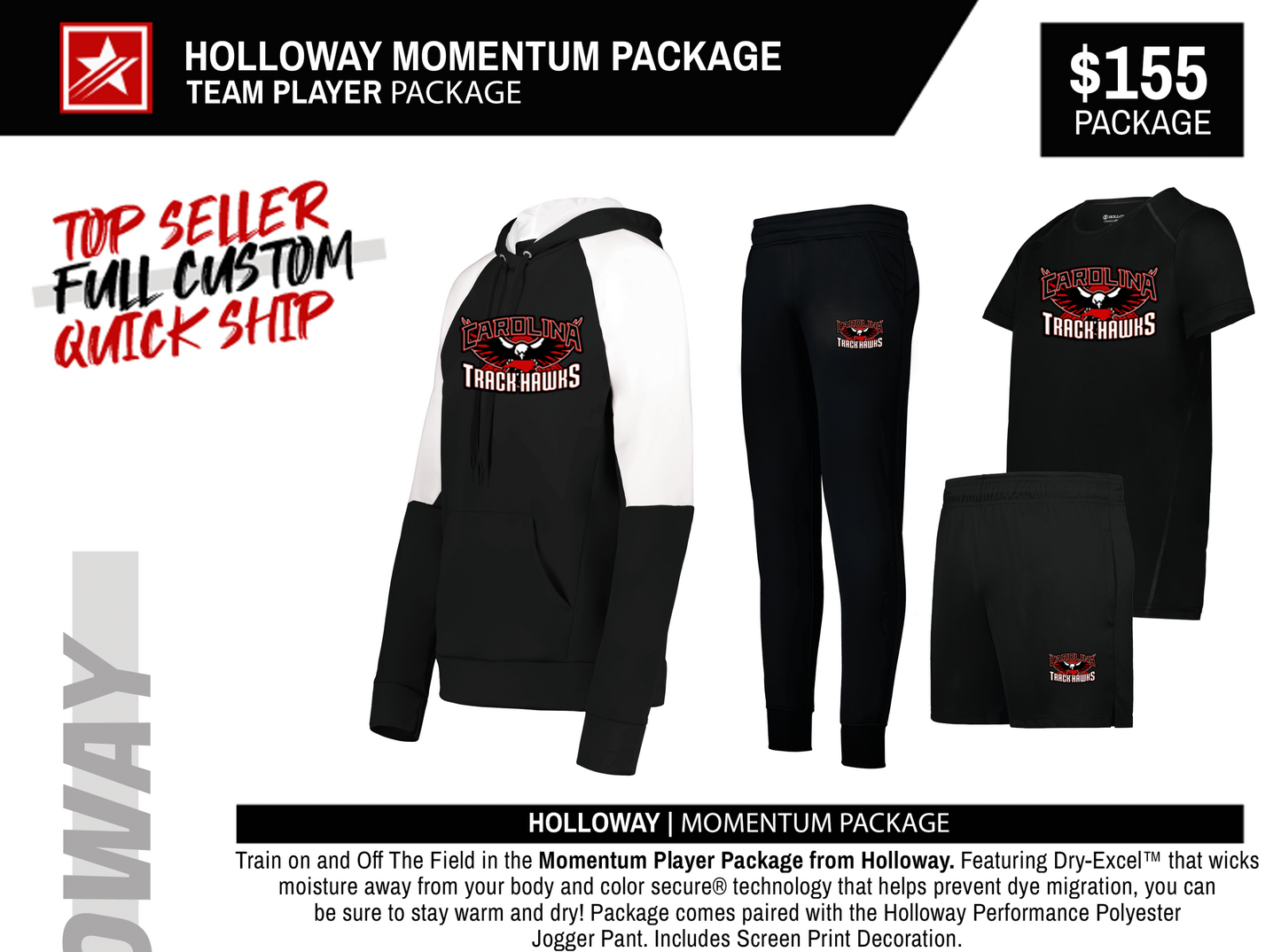 HOLLOWAY BLUECHIP MOMENTUM PLAYER PACKAGE