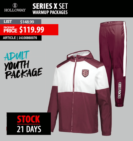 HOLLOWAY SERIES X SET WARMUP PACKAGE