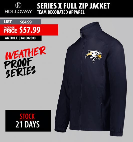 HOLLOWAY SERIES X FULL ZIP JACKET