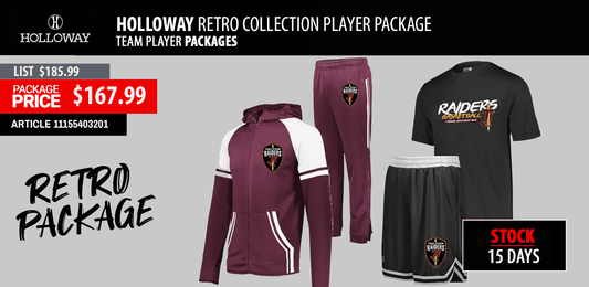 Holloway Retro Collection Team Player Package