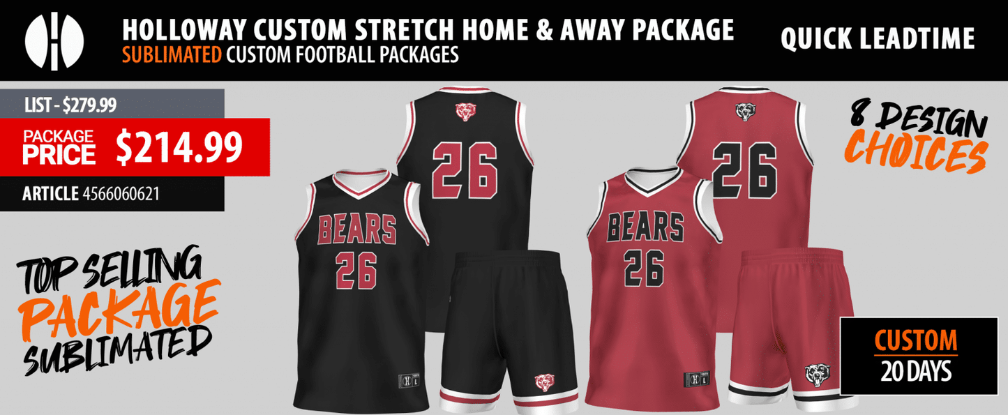 HOLLOWAY LW FREESTYLE UNIFORM PACKAGE