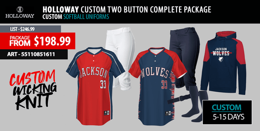 HOLLOWAY CUSTOM TWO BUTTON COMPLETE PACKAGE
