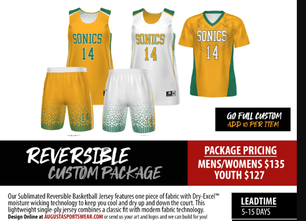 Holloway Freestyle Reversible Basketball Package