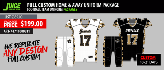 Full Custom Home & Away Uniform Package