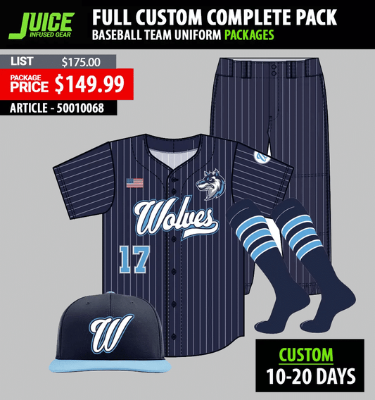 JUICE BASEBALL FULL CUSTOM PACKAGES