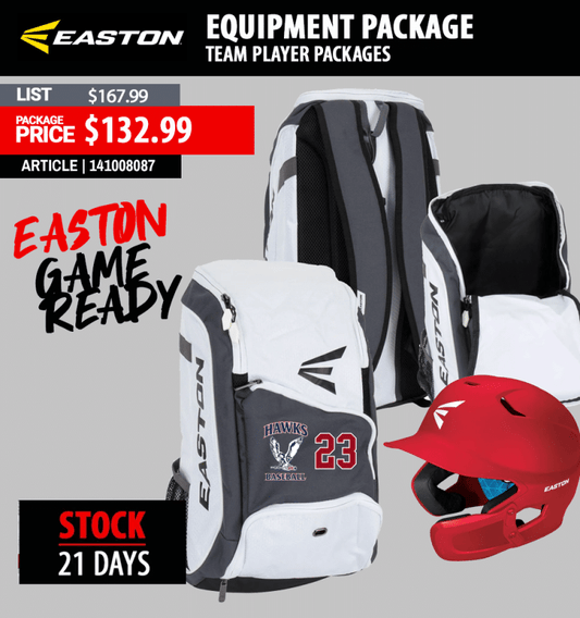 EASTON GAMEREADY EQUIPMENT PACKAGE