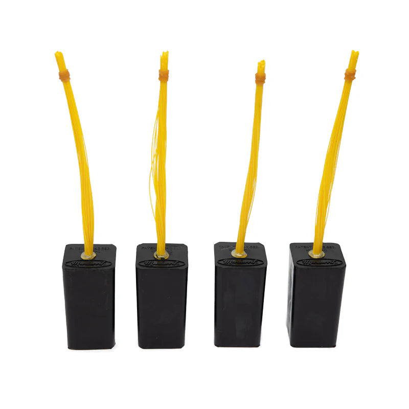 Markwort Black Base Plug w/ Yellow Bristles (4 Pack)