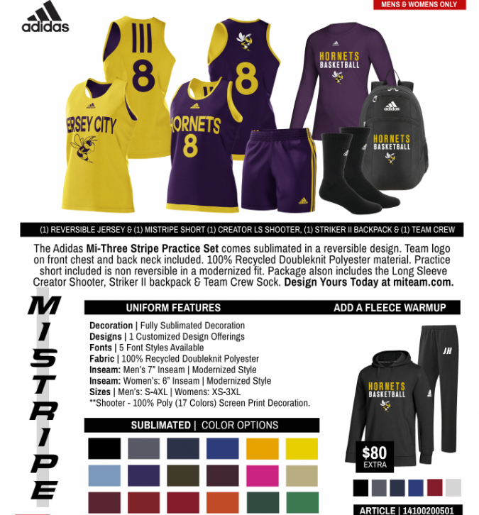 Miteam Mistripe Reverse Gameday Package
