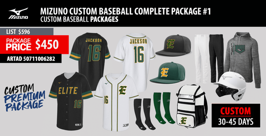 MIZUNO CUSTOM SUBLIMATED COMPLETE PACKAGE #1