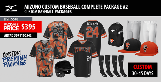 MIZUNO CUSTOM SUBLIMATED COMPLETE PACKAGE #2