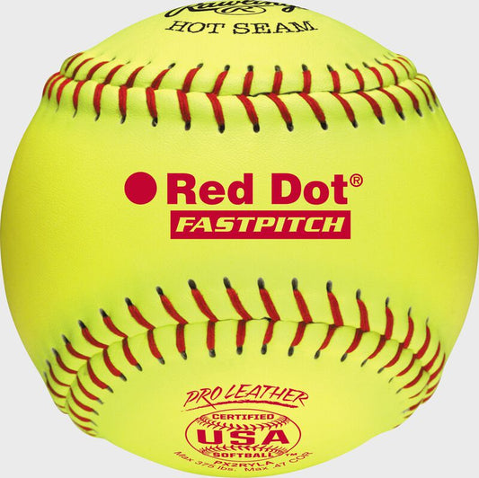 RAWLINGS 12-INCH PRO LEATHER RED DOT USA STAMP