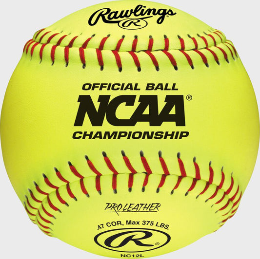 RAWLINGS 12-INCH OFFICIAL NCAA CHAMPIONSHIP SOFTBALL