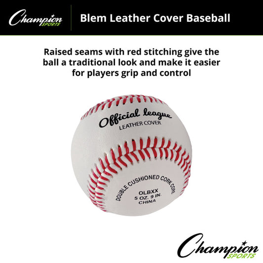 Blem Leather Cover Baseball