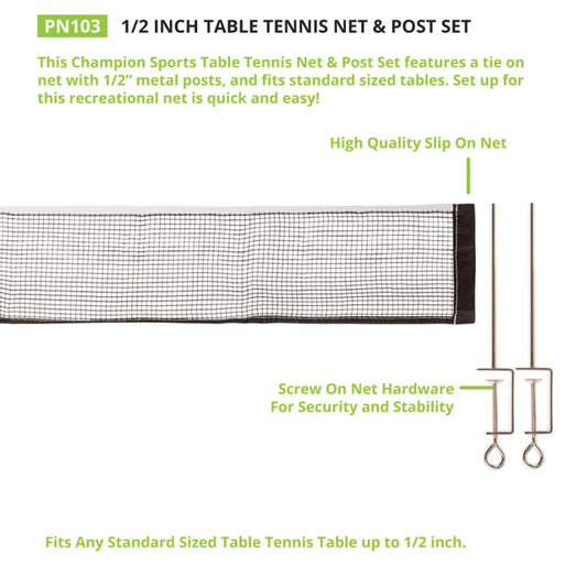 Table Tennis Net & Post