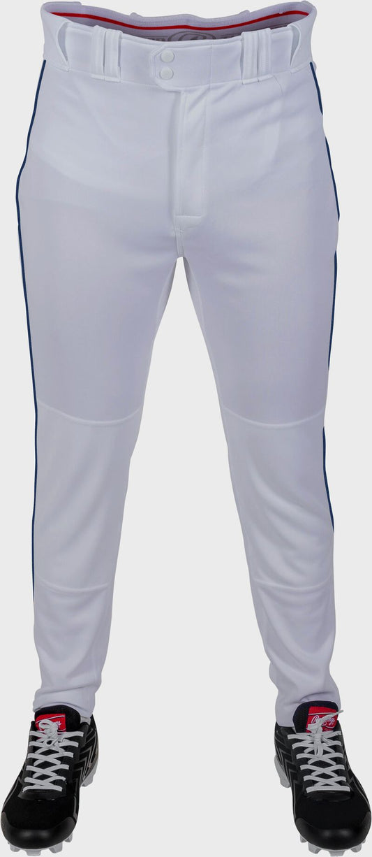 RAWLINGS ADULT PLATED PIPED PRO TAPER FIT PANT
