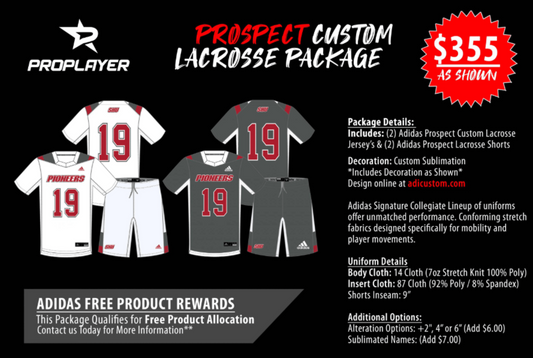 Prospect Custom Home & Away Lax Package
