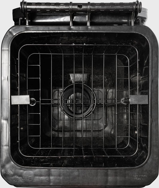 RAWLINGS ROLLING BALL BIN WITH SPRING LOADED BASKET