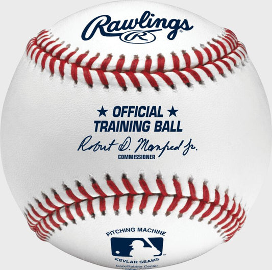 RAWLINGS FLAT SEAM KEVLAR STITCH LEATHER COVER MACHINE BALLS