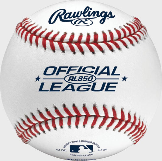 RAWLINGS OFFICIAL LEAGUE LEATHER 8.5-INCH BASEBALL