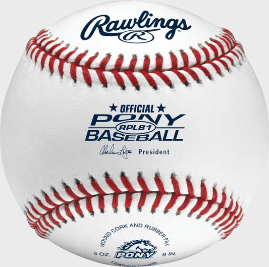 RAWLINGS PONY LEAGUE COMPETITION GRADE BASEBALL