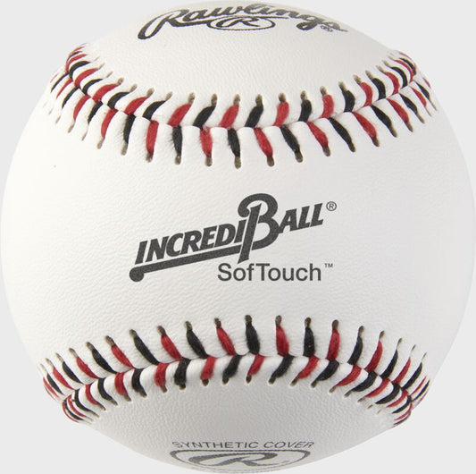 RAWLINGS INCREDI-BALL 9-INCH WHITE SOFTSTITCH BASEBALLS - DZ