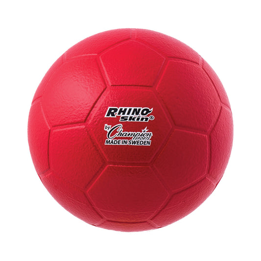 Rhino Skin Molded Foam Soccer Ball Size 4 Red