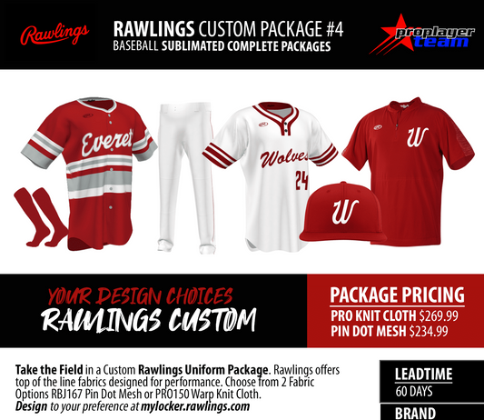 RAWLINGS CUSTOM SUBLIMATED PACKAGE #4