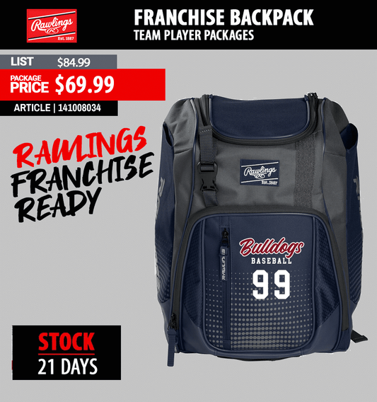 RAWLINGS FRANCHISE BACKPACK