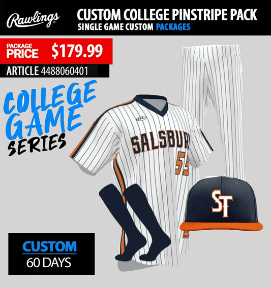 RAWLINGS CUSTOM COLLEGE PINSTRIPE PACKAGE