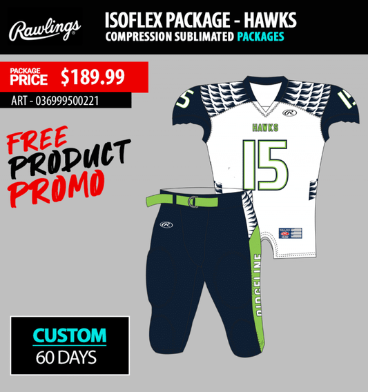 Isoflex Hawks Compression Sublimated Package