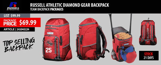 RUSSELL ATHLETIC DIAMOND GEAR BACKPACK