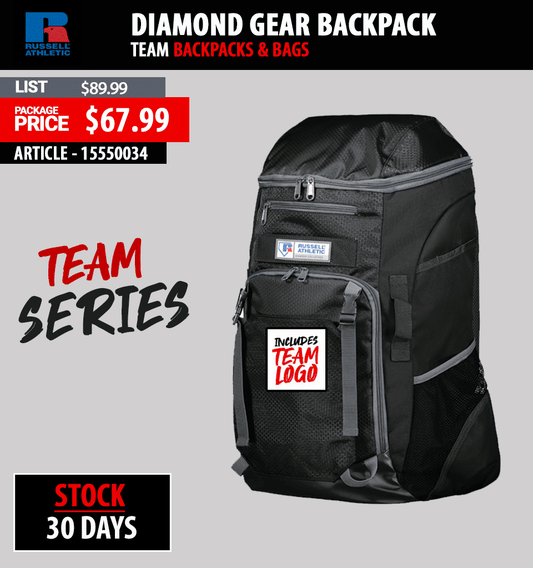 RUSSELL ATHLETIC DIAMOND GEAR BACKPACK