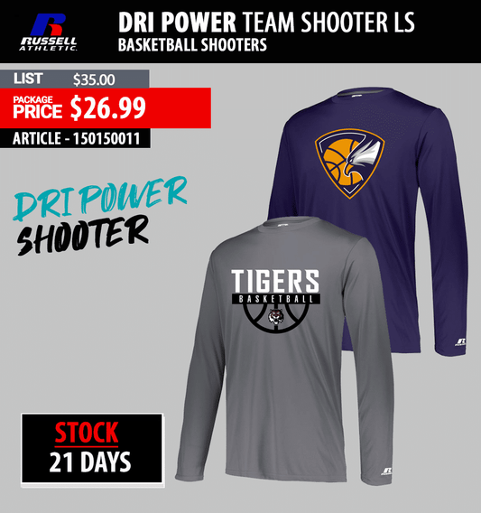 RUSSELL ATHLETIC DRI POWER TEAM SHOOTER LS