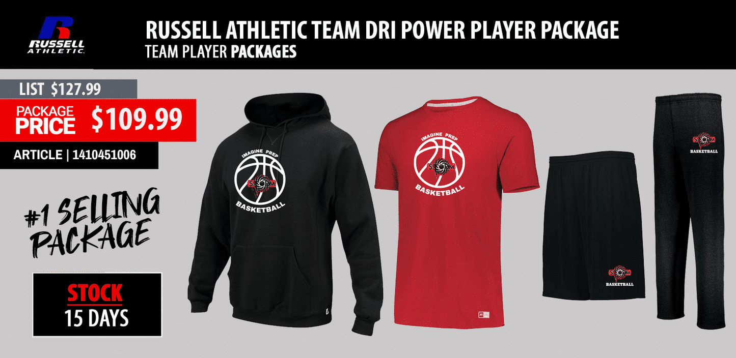 Russell Athletic Team Dri Power Player Package