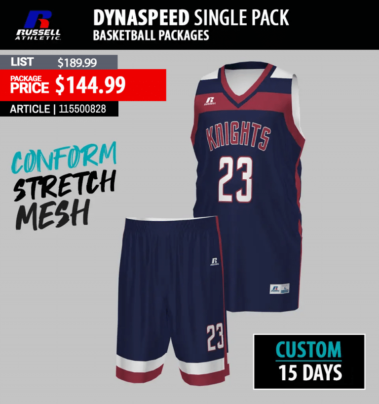 DYNASPEED SINGLE GAME PACKAGE BASKETBALL SUBLIMATION PACKAGES