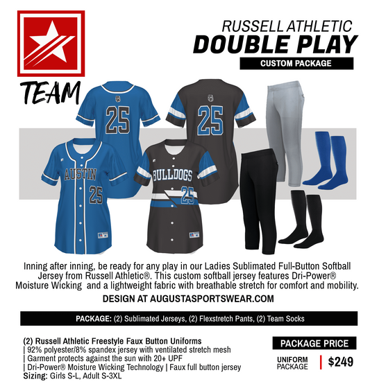 RUSSELL ATHLETIC DOUBLE PLAY CUSTOM PACKAGE