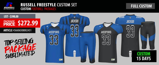 Russell Freestyle Custom Football Packages Set