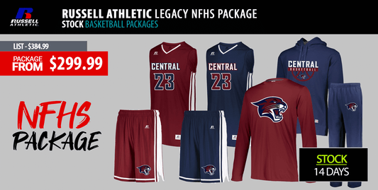 RUSSELL ATHLETIC LEGACY NFHS PACKAGE