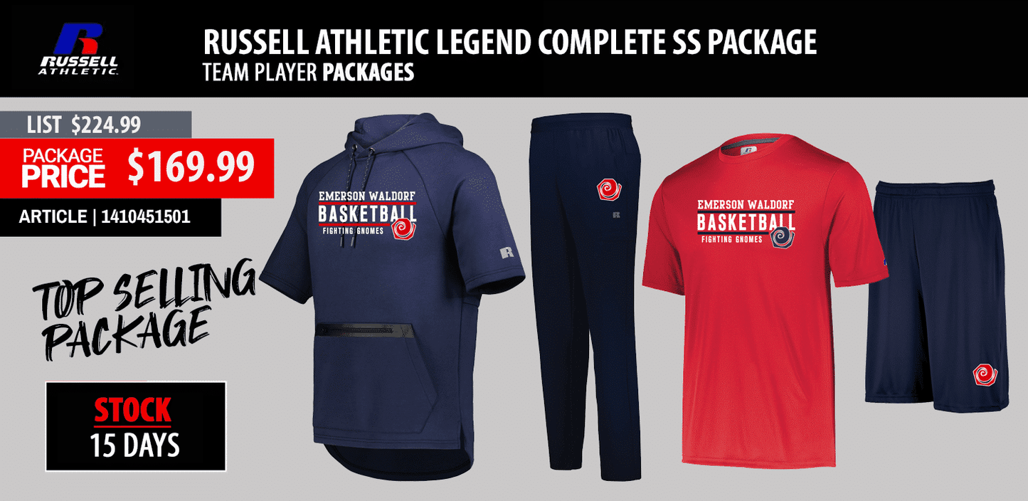 RUSSELL ATHLETIC LEGEND SS COMPLETE PACKAGE