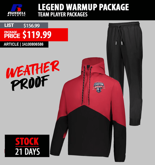 RUSSELL ATHLETIC LEGEND WARMUP PACKAGE