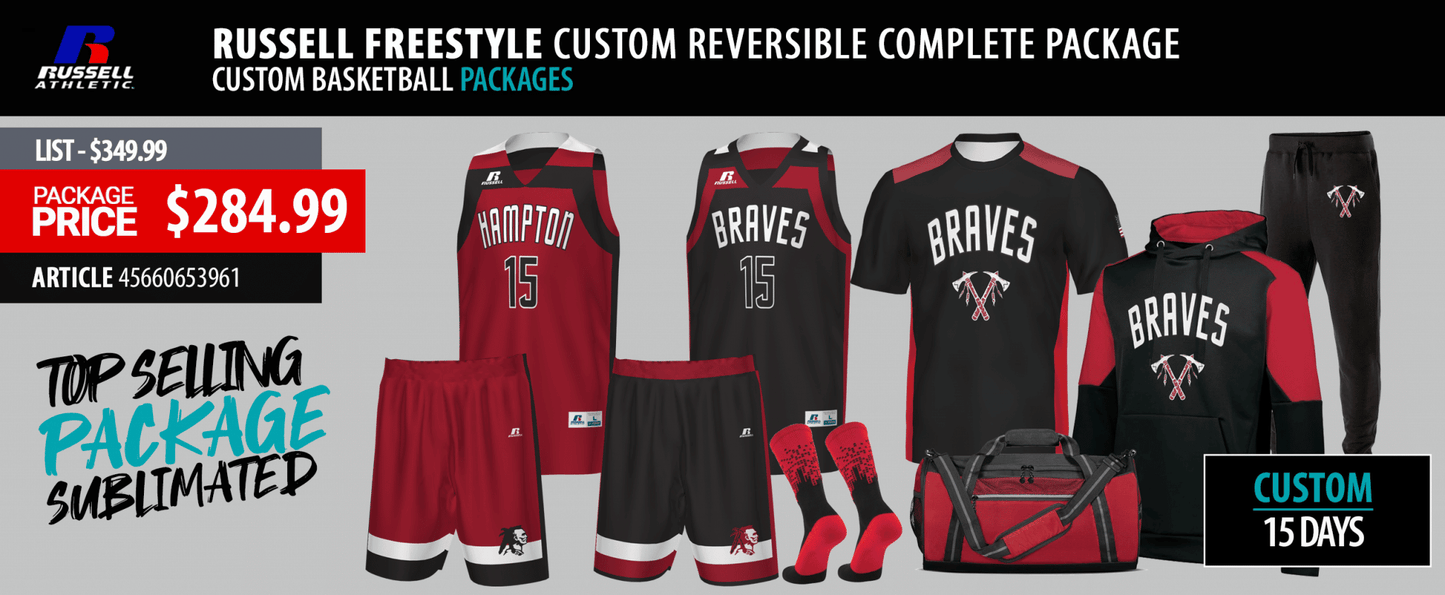 DYNASPEED REVERSIBLE COMPLETE BASKETBALL SUBLIMATION PACKAGES