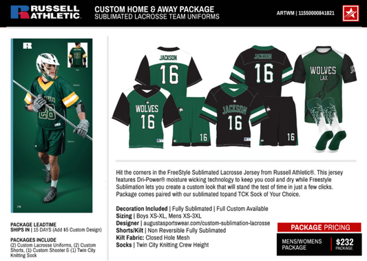 Russell Freestyle Home and Away Package
