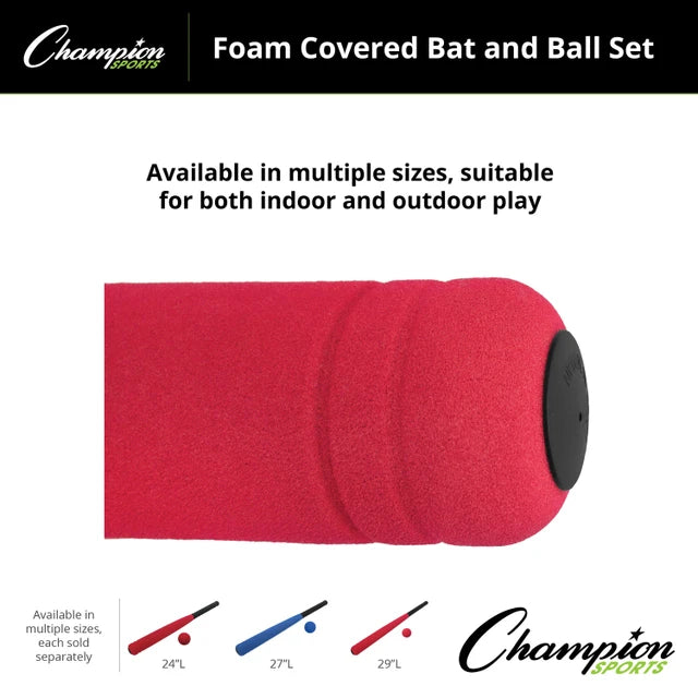 24" Foam Covered Bat and Ball
