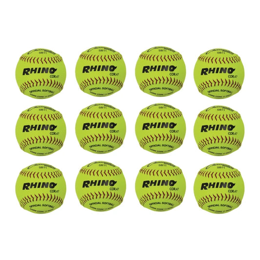 11" Synthetic Leather Cork Core Softball
