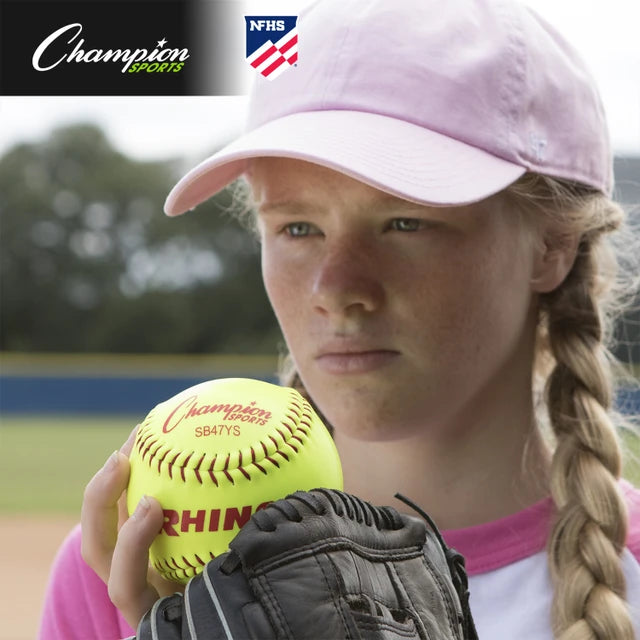 12" Synthetic Leather Poly Core Softball