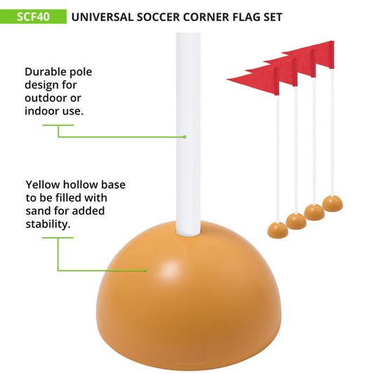 Universal Soccer Corner Flags