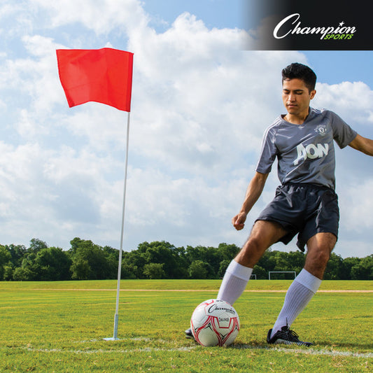 Slim Line Soccer Corner Flags