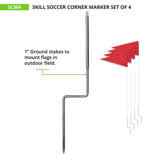 Economy Soccer Corner Flags